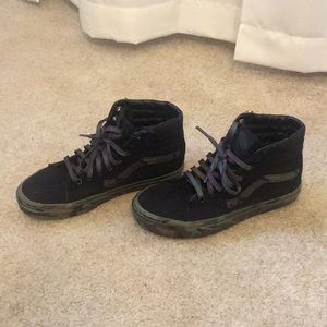 Camouflage High Top Vans